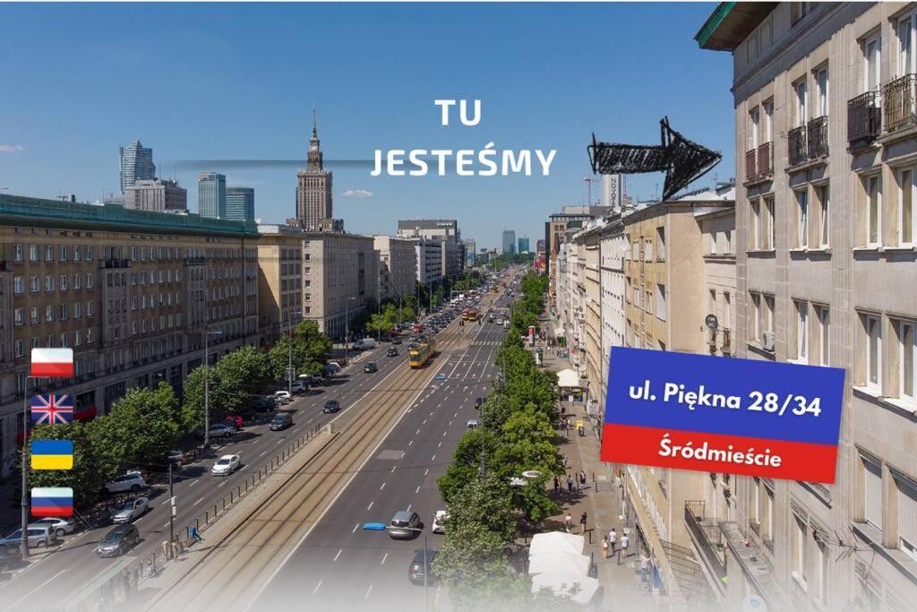 Apartmán Lux Apartament W Centrum, Plac Konstytucji, Klimatyzacja, Widokowy Varšava Exteriér fotografie